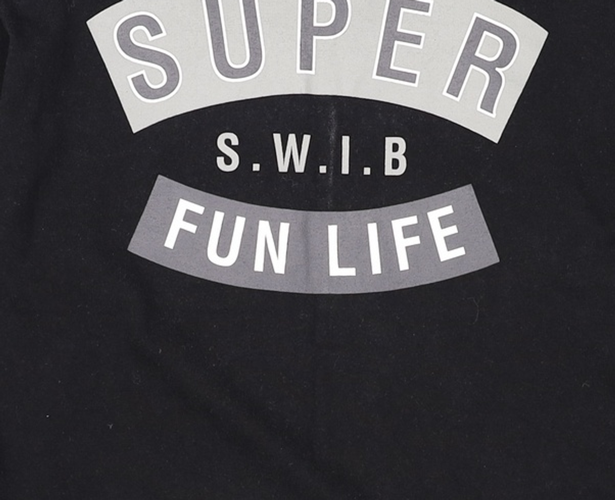 스위브(SWIB) [SWIB] 스위브 페인팅 티셔츠WE3H12052BK 90