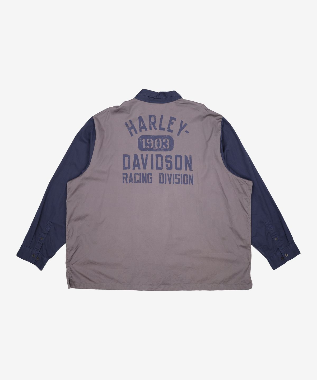 할리데이비슨(HARLEY-DAVIDSON) 남성 레이싱 컬러블록 긴팔셔츠 5XL