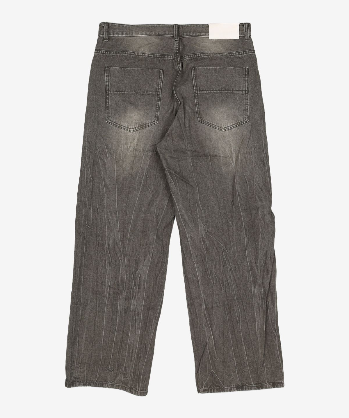 데케트(DECET) Mid Rise Wide Jeans DCPT027AshBlack 34