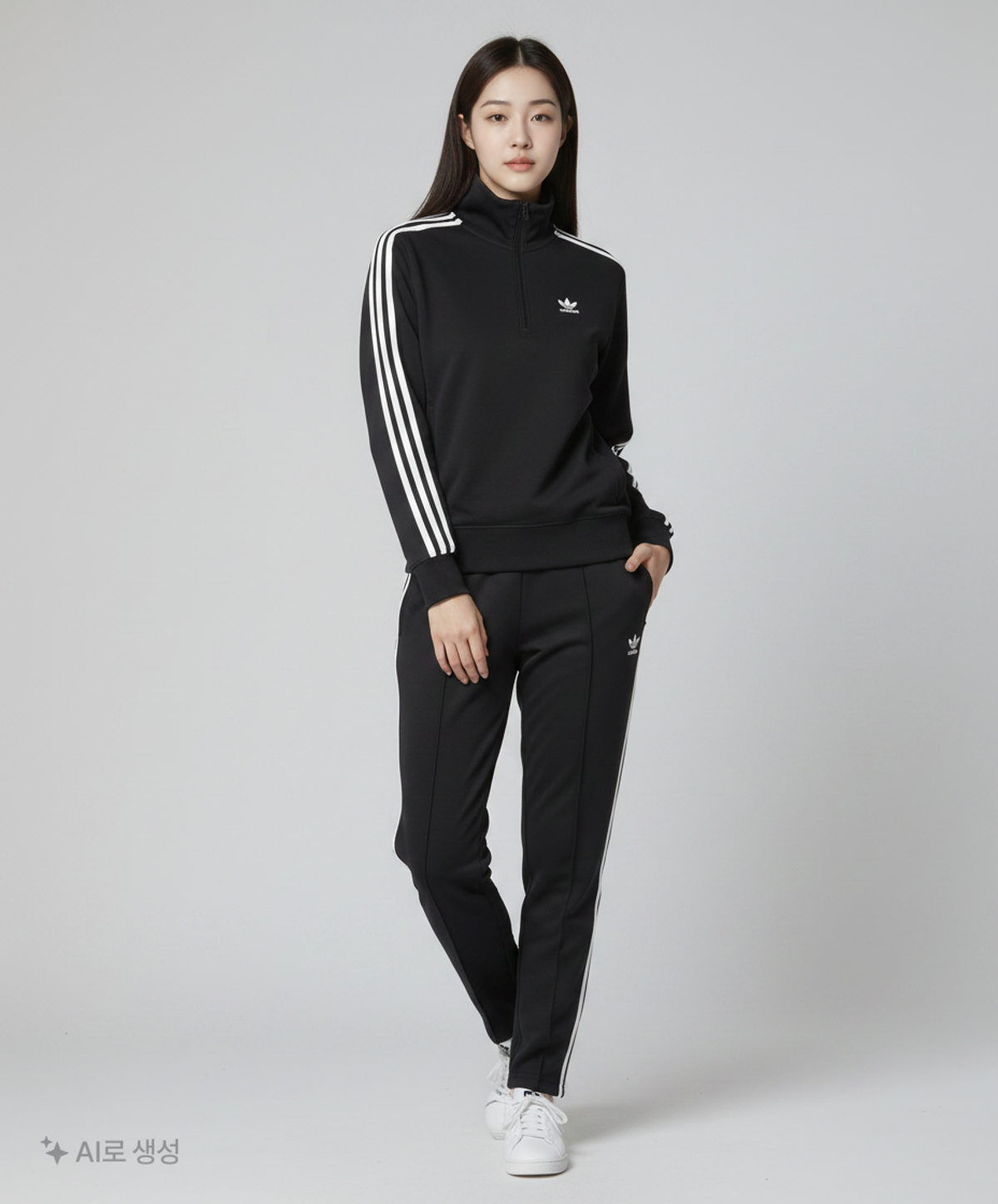 아디다스(ADIDAS) [ED7526] 락업 스웨트 - 블랙 XS