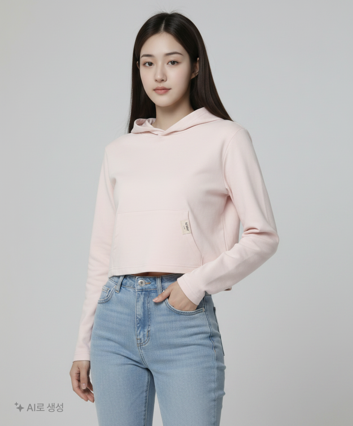 글로니(GLOWNY) 후드 티셔츠 XS