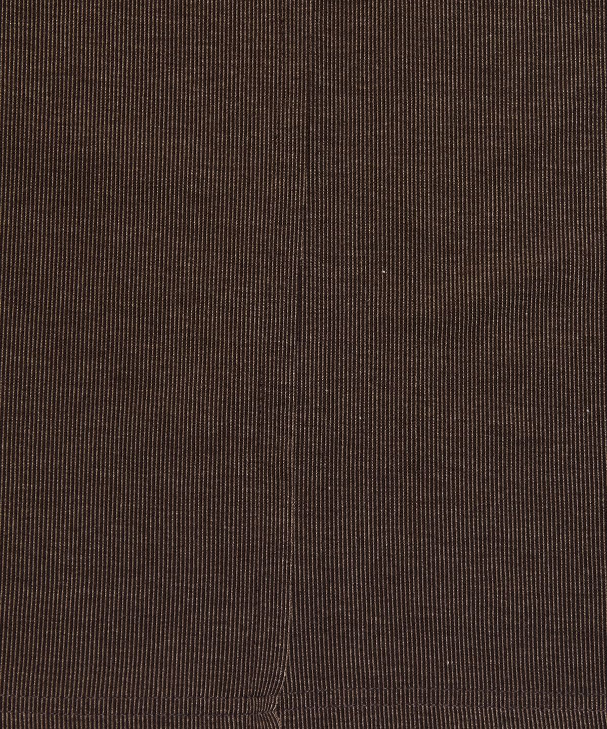 크루치(KRUCHI) RAW EDGE LONG SKIRT (BROWN) WOMENS