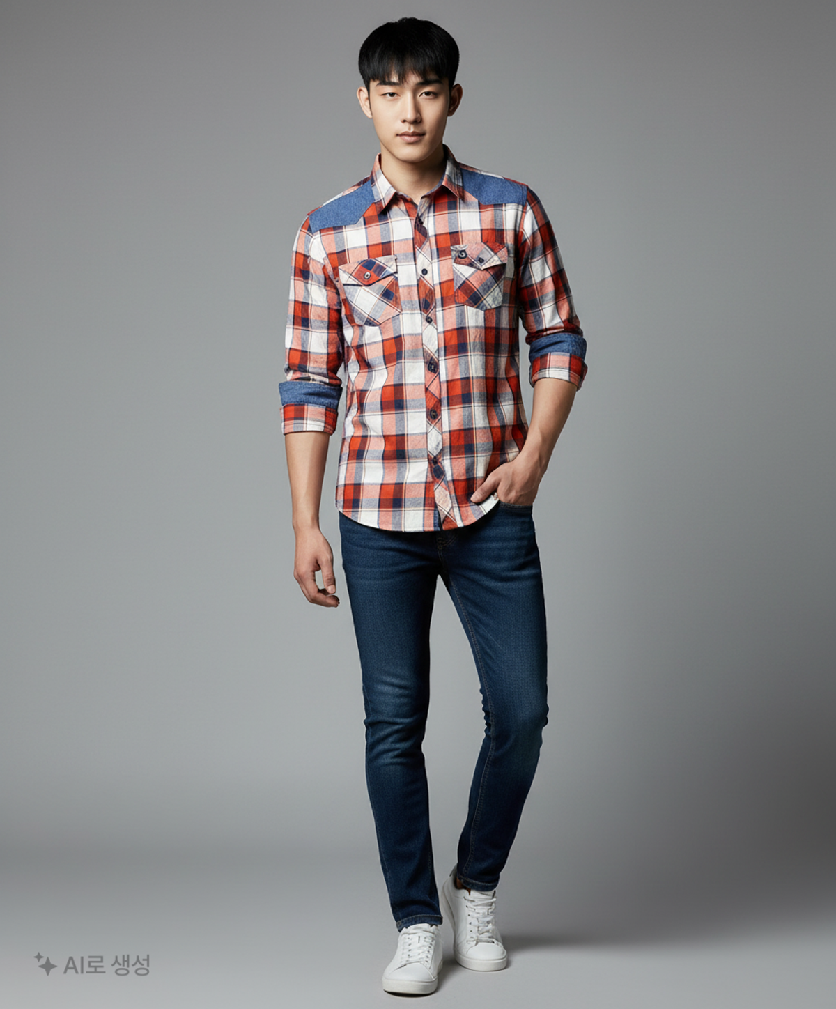에비수(EVISU) 캐주얼 셔츠 L