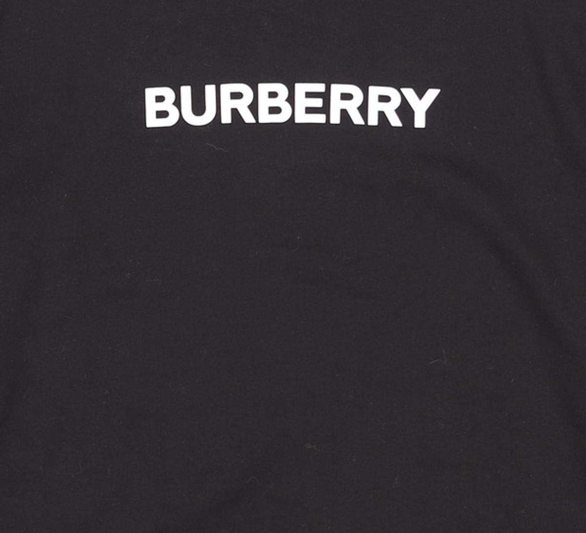 버버리(BURBERRY) 남성 로고 프린트 맨투맨 - 블랙 / 8055312 L