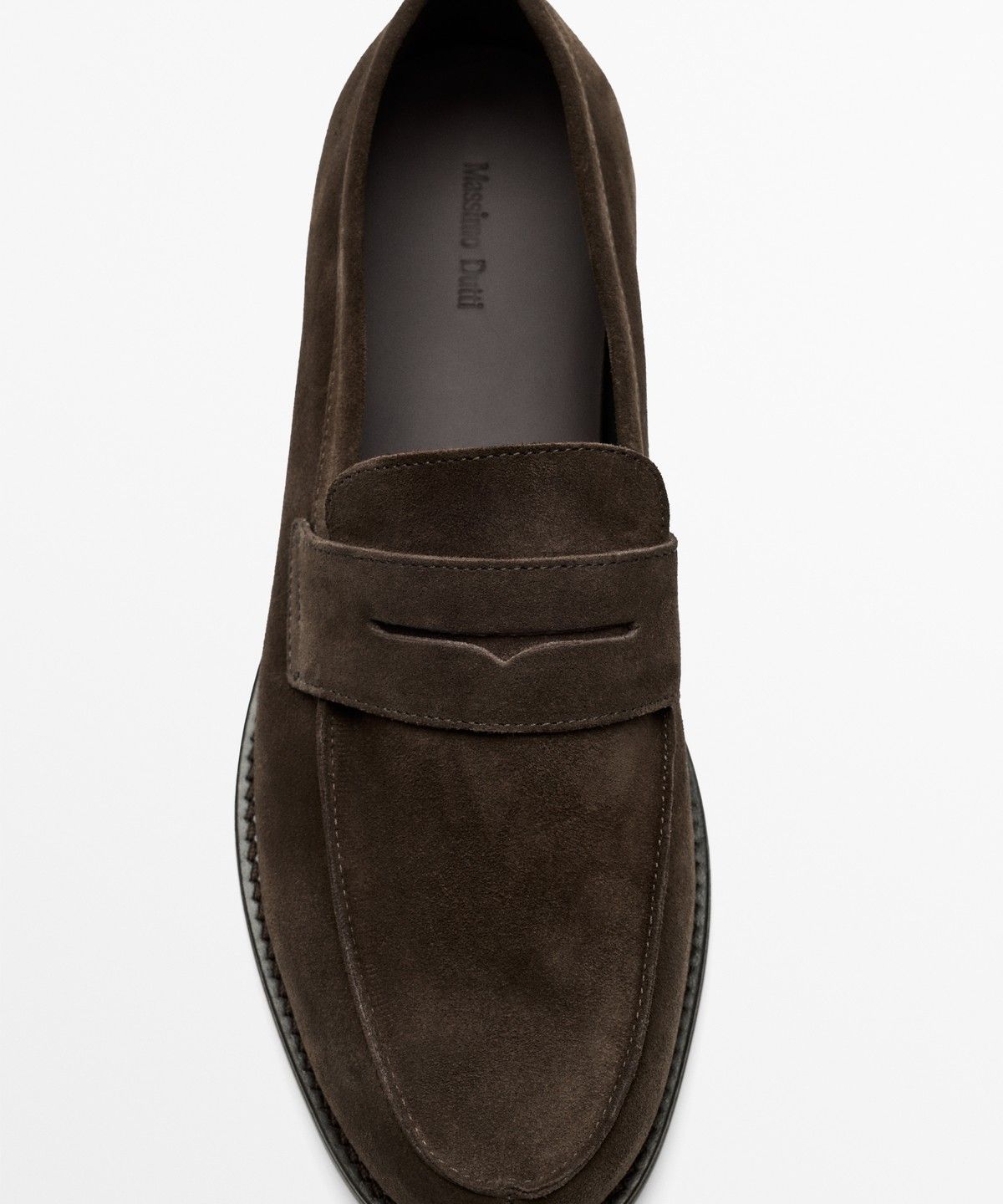 마시모두띠(MASSIMO DUTTI) 스플릿 스웨이드 로퍼