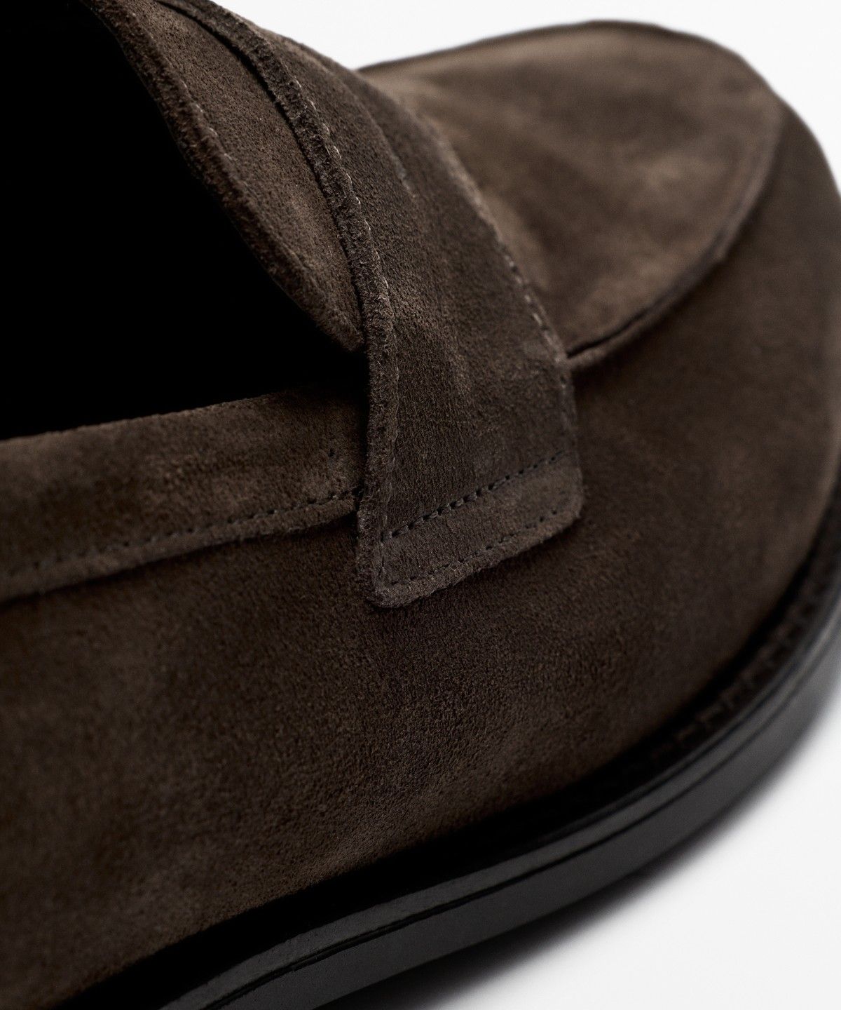 마시모두띠(MASSIMO DUTTI) 스플릿 스웨이드 로퍼