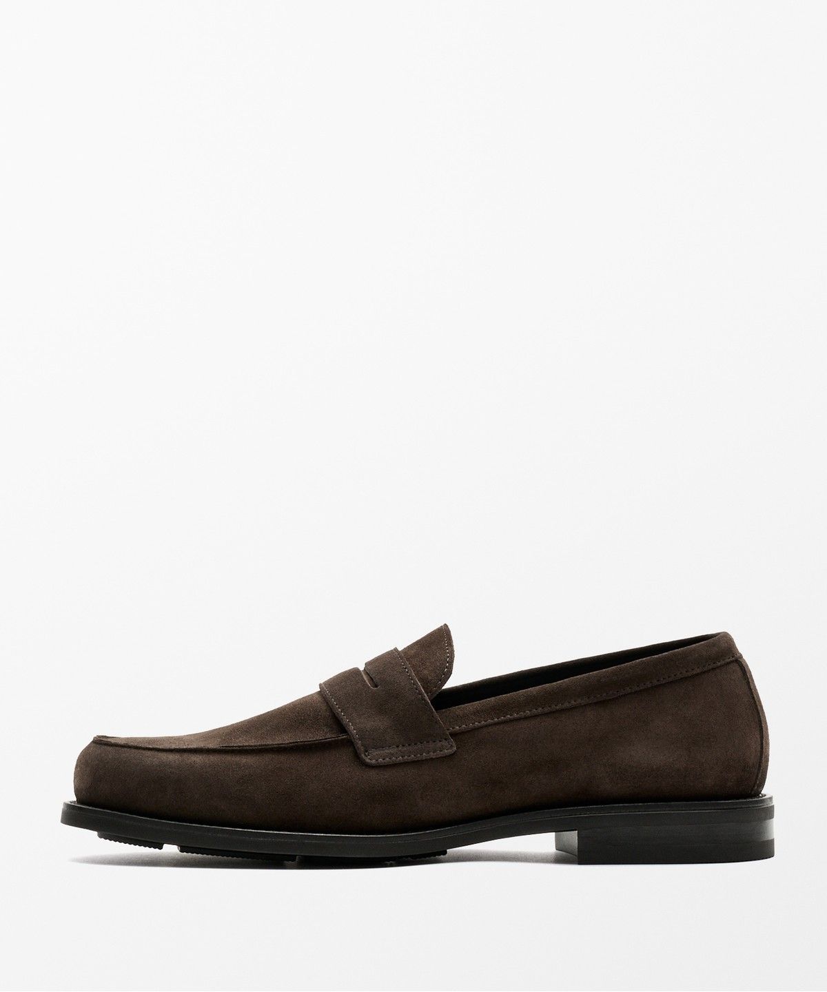 마시모두띠(MASSIMO DUTTI) 스플릿 스웨이드 로퍼