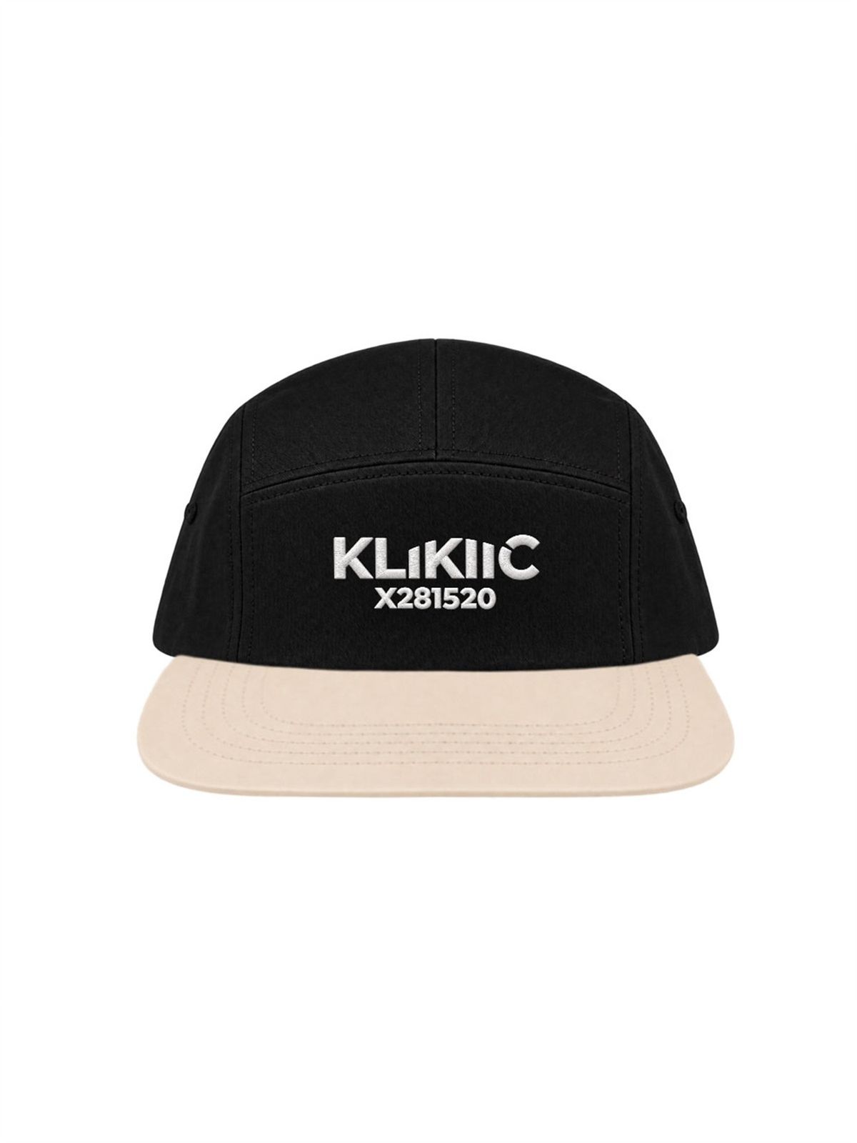 클리킥(KLIKIIC) 캠프캡 스트림 라인 크림&블랙 SSCC-CBW