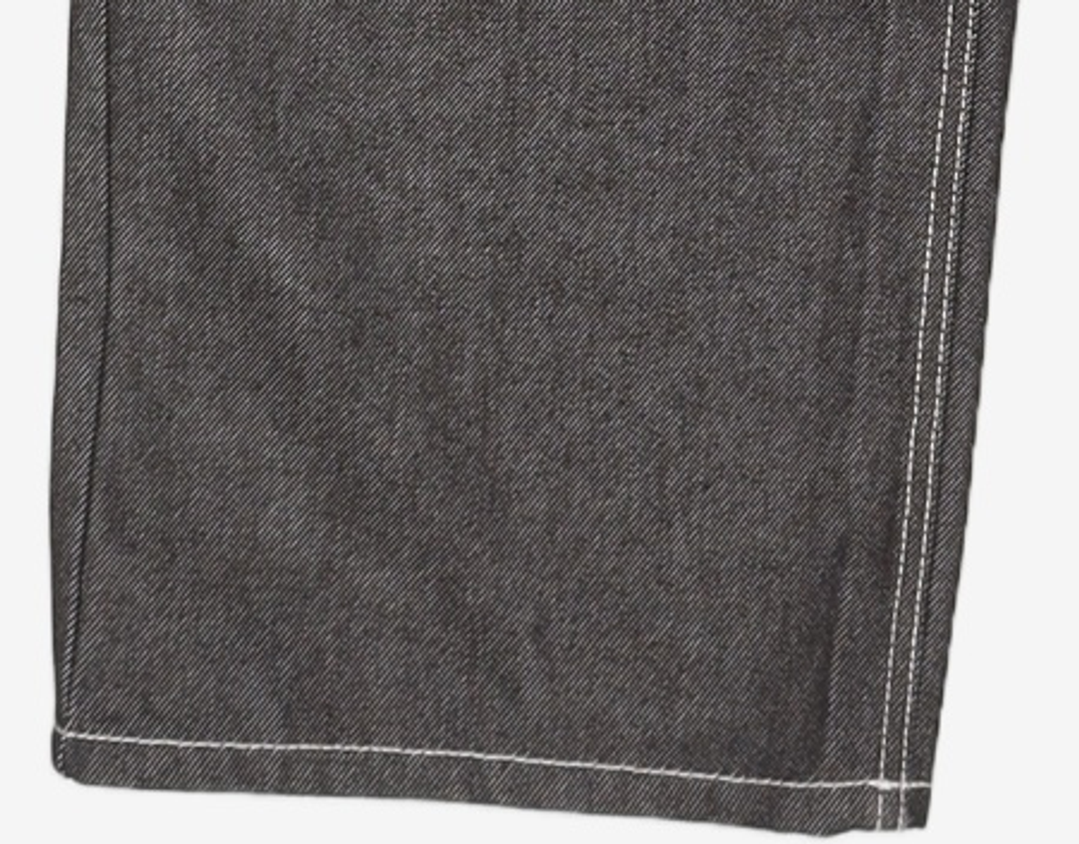 데케트(DECET) Mid Rise Wide Jeans DCPT027AshBlack 34