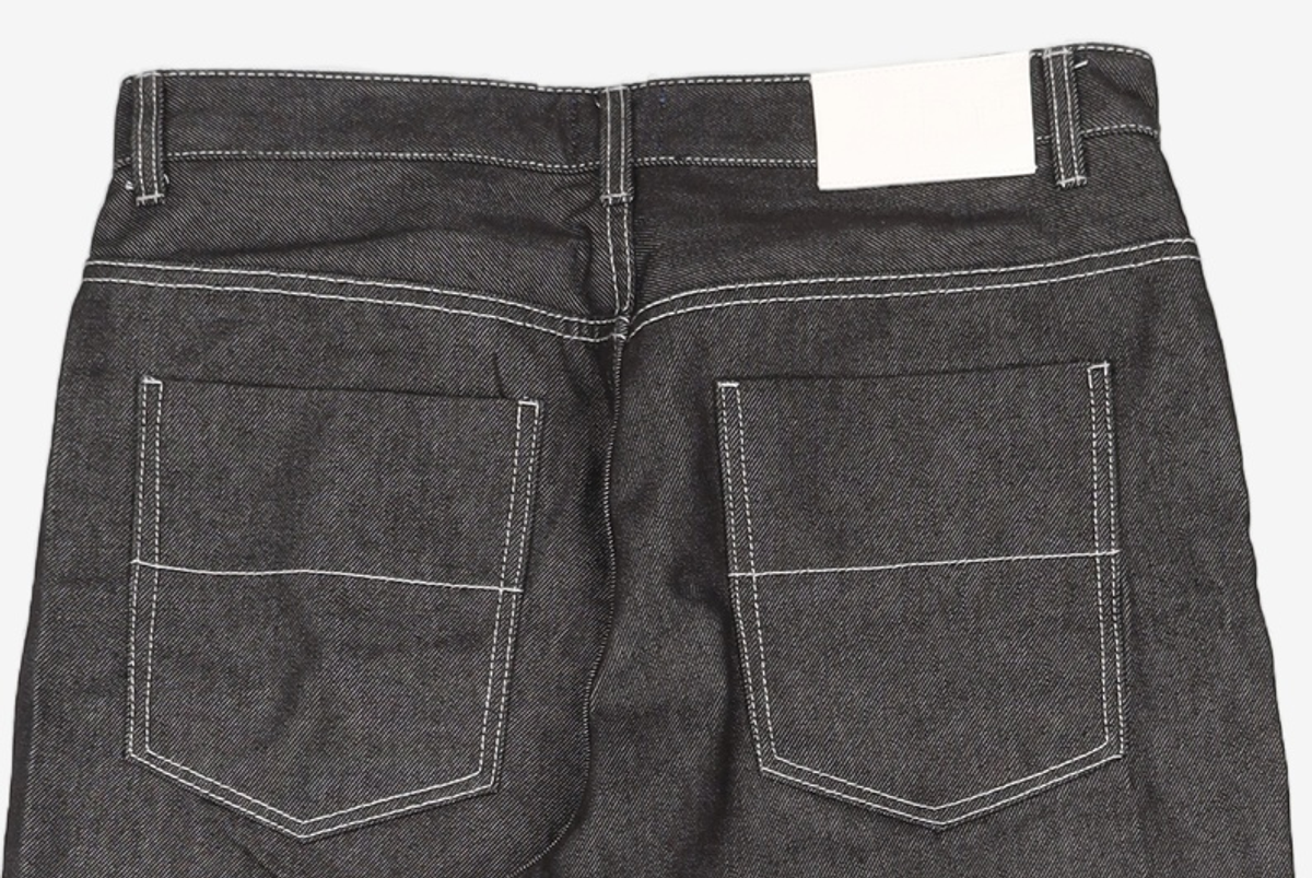 데케트(DECET) Mid Rise Wide Jeans DCPT027AshBlack 34