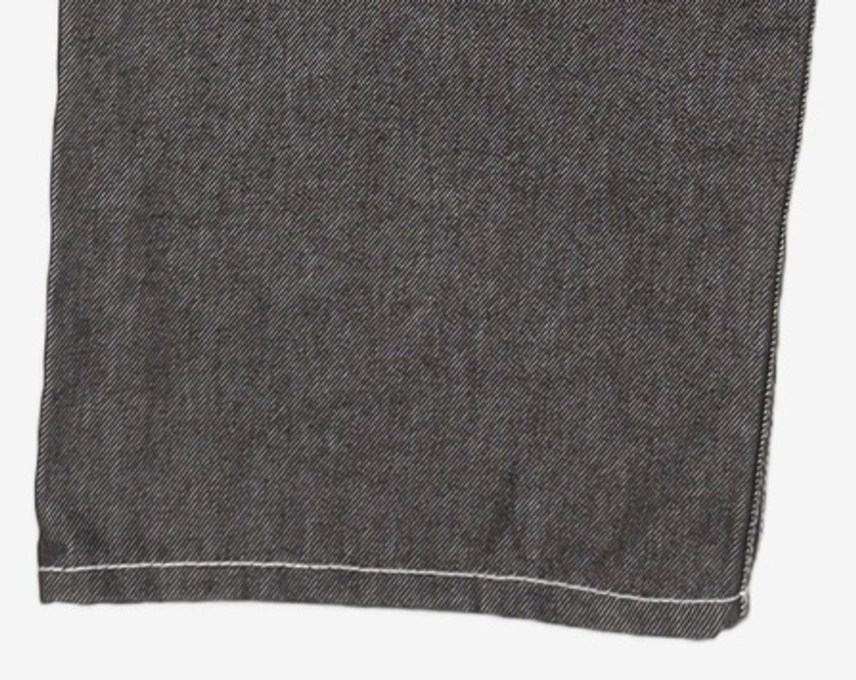 데케트(DECET) Mid Rise Wide Jeans DCPT027AshBlack 34
