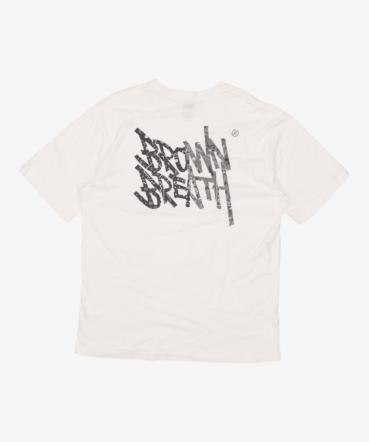 브라운브레스(BROWNBREATH) PAISLEY TAG TEE - WHITE XL