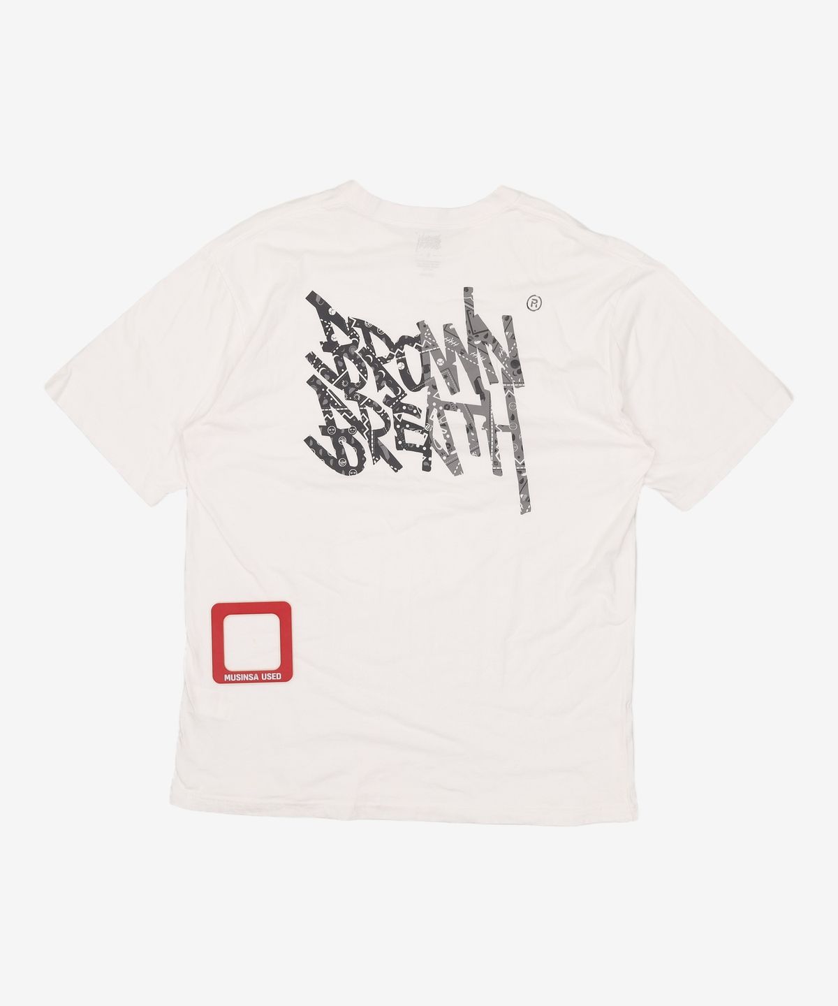 브라운브레스(BROWNBREATH) PAISLEY TAG TEE - WHITE XL