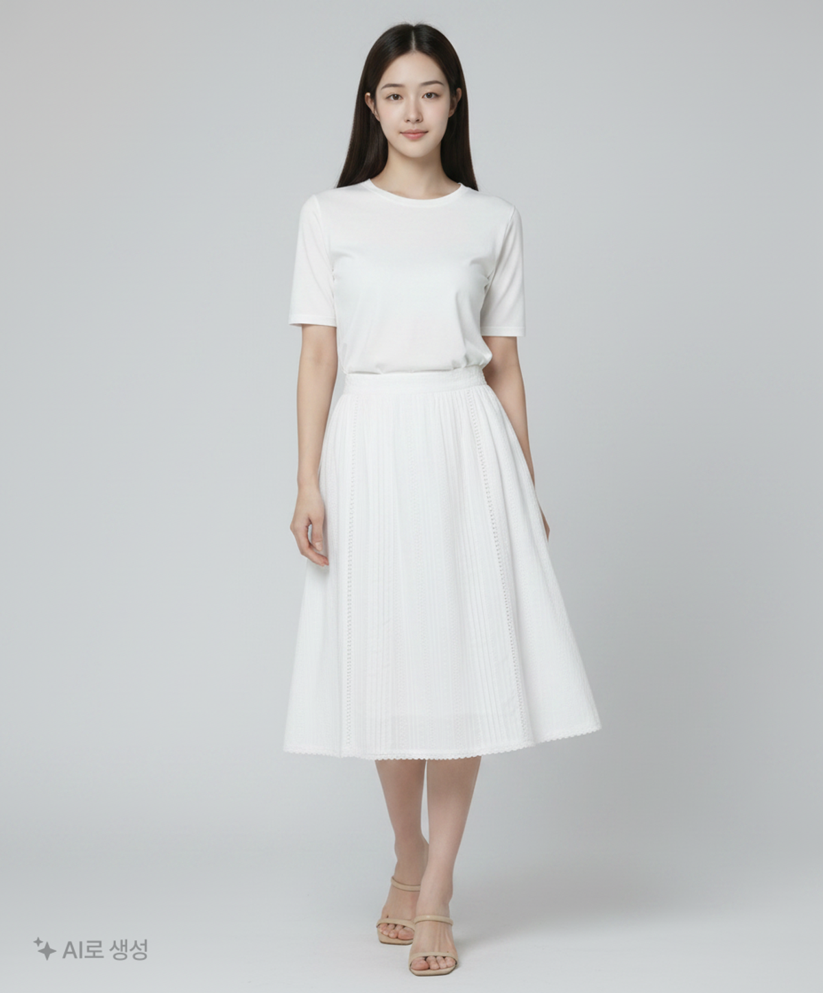 유어네임히얼(YOURNAMEHERE) 미디스커트 L