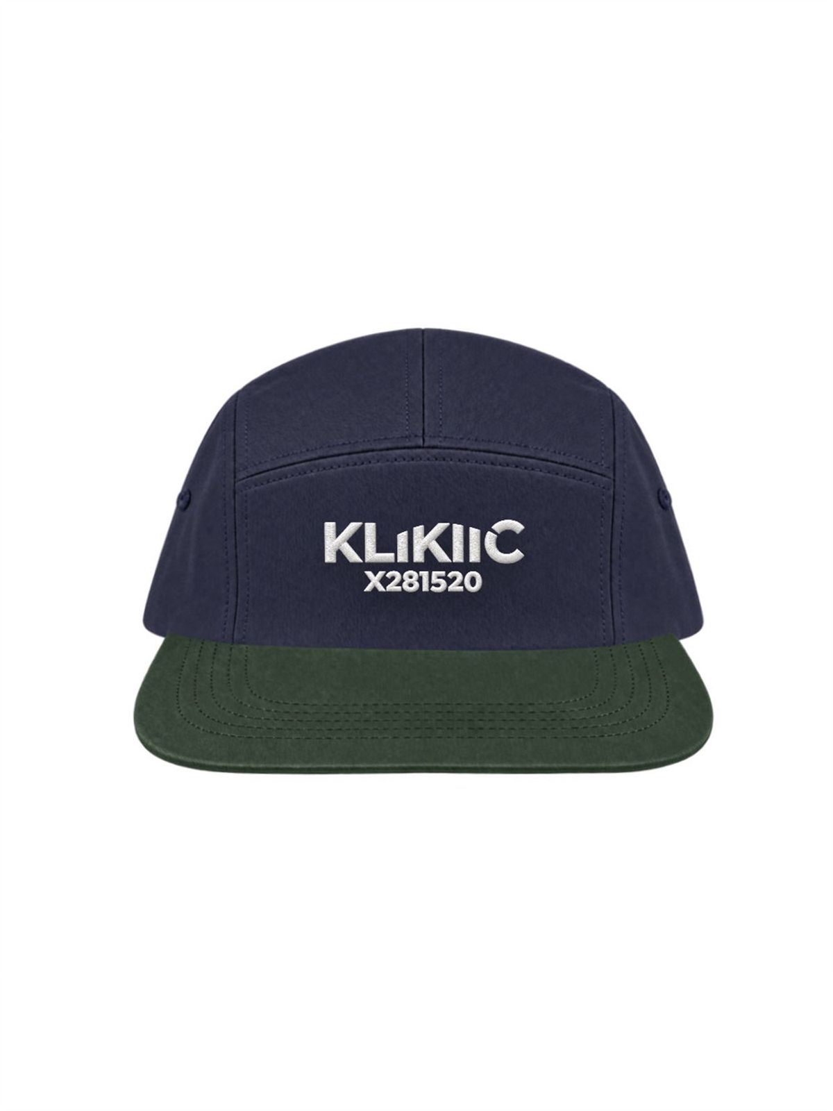 클리킥(KLIKIIC) 캠프캡 스트림 라인 그린&네이비 SSCC-GNW