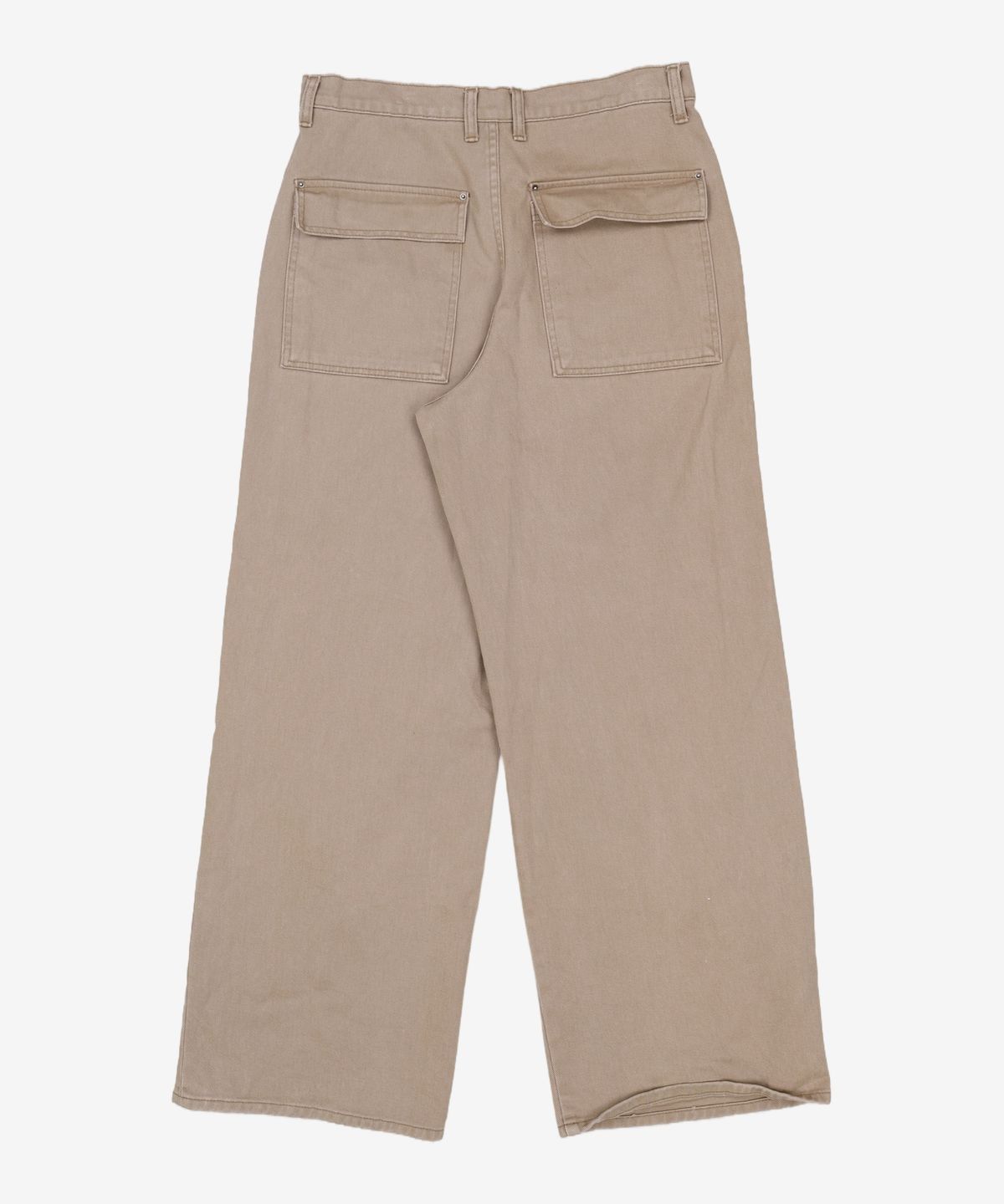 메종미네드(MAISON MINED) PIN-TUCK WASHED COTTON PANTS BEIGE M