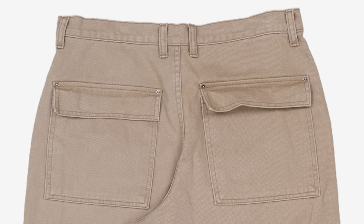 메종미네드(MAISON MINED) PIN-TUCK WASHED COTTON PANTS BEIGE M