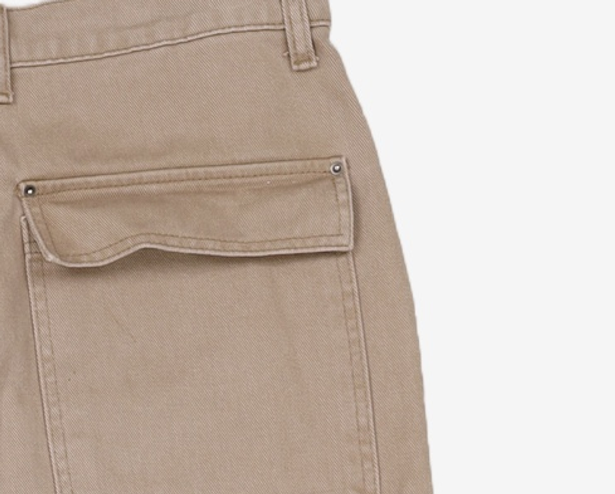 메종미네드(MAISON MINED) PIN-TUCK WASHED COTTON PANTS BEIGE M