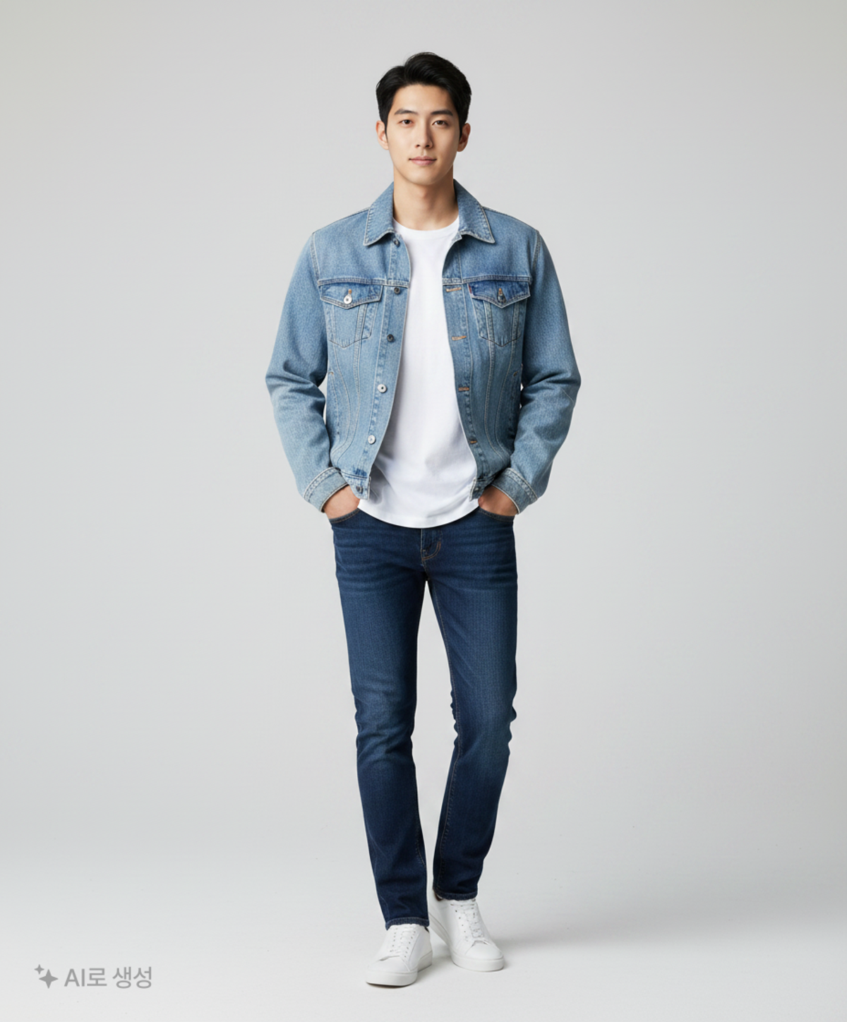 무신사 스탠다드(MUSINSA STANDARD) 데님/트러커 재킷 M