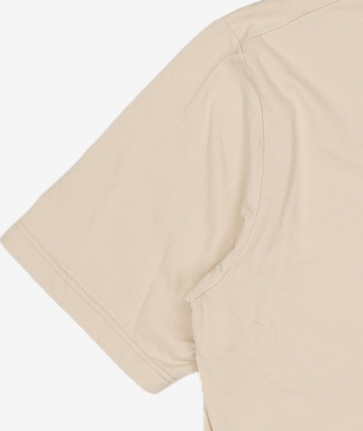 커스텀멜로우(CUSTOMELLOW) [black label] ivory half sleeve tee CLTAM24114IVX 105