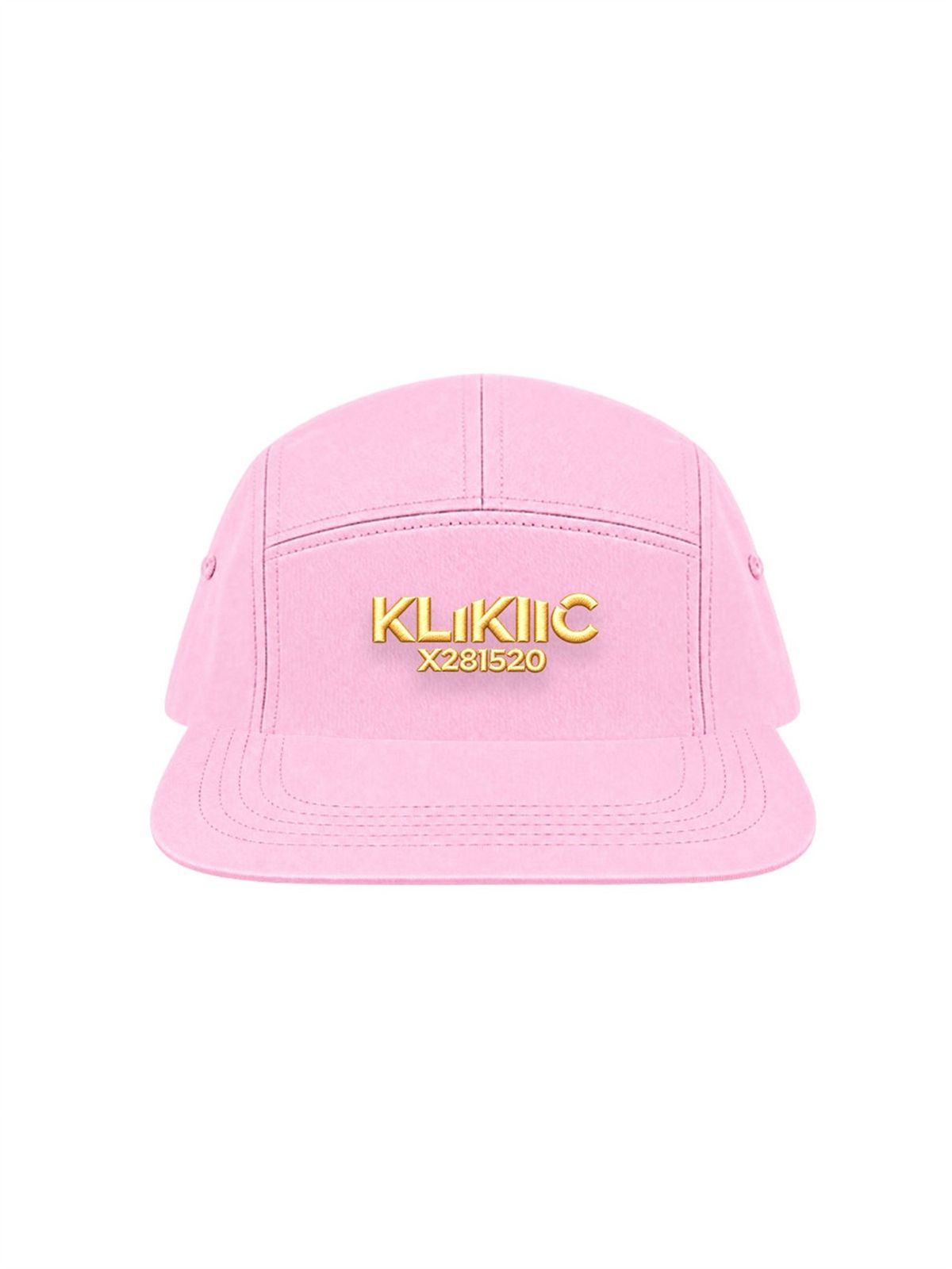 클리킥(KLIKIIC) 캠프캡 골드 라인 핑크&핑크 SSCC-PPD