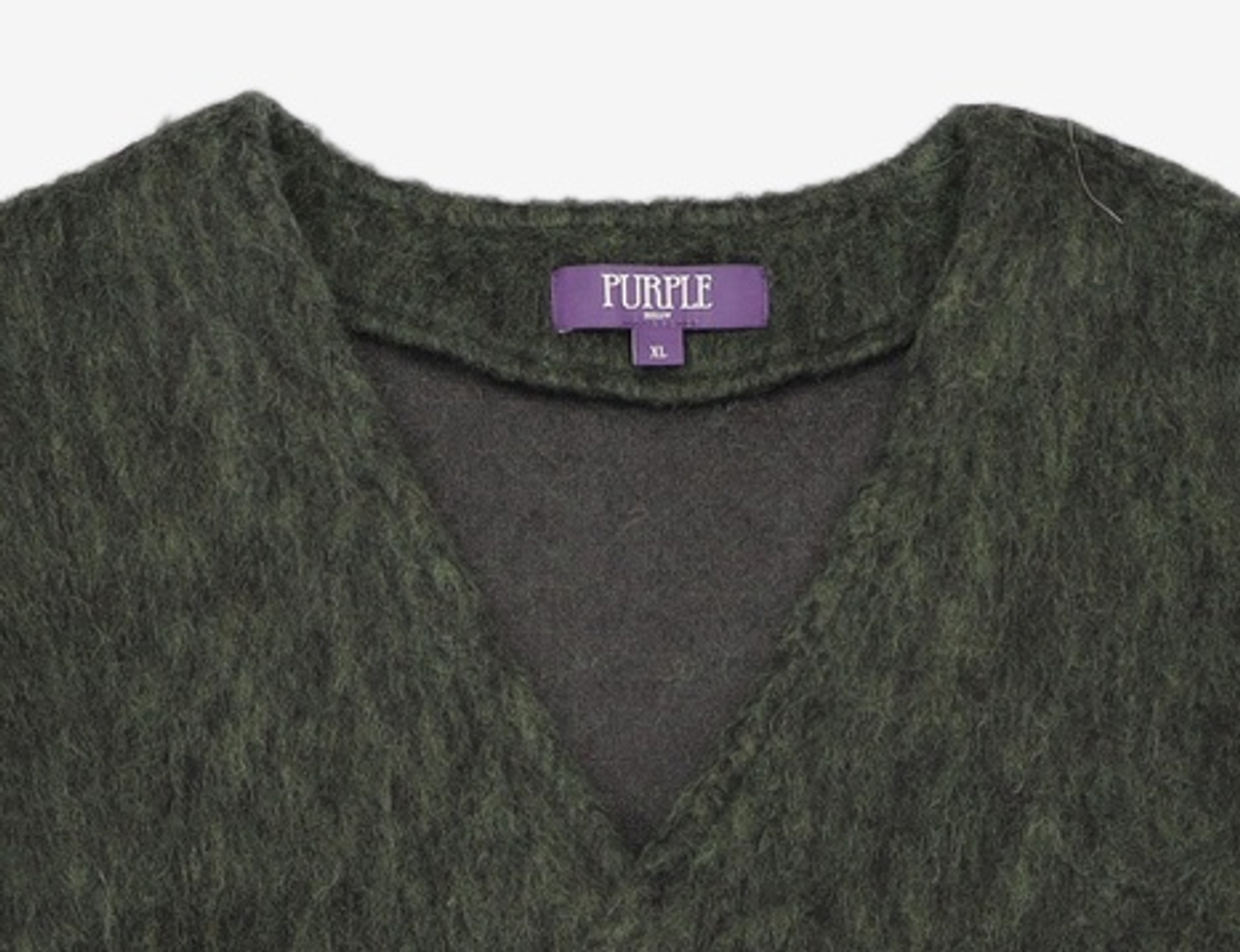 퍼플(PURPLE) 카디건 XL