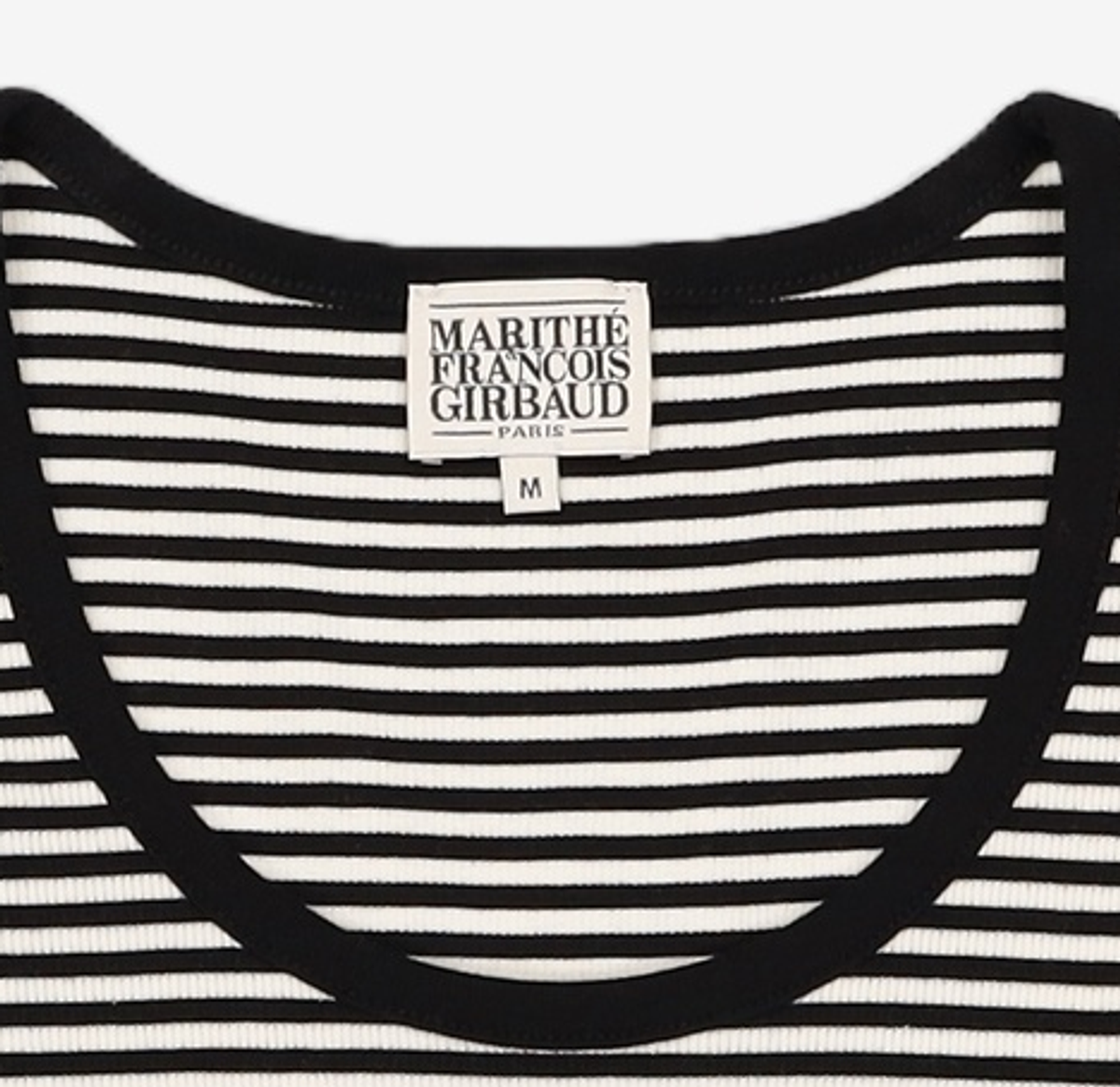 마리떼 프랑소와 저버(MARITHÉ + FRANҪOIS GIRBAUD) W DEEP NECK RINGER TEE navy M