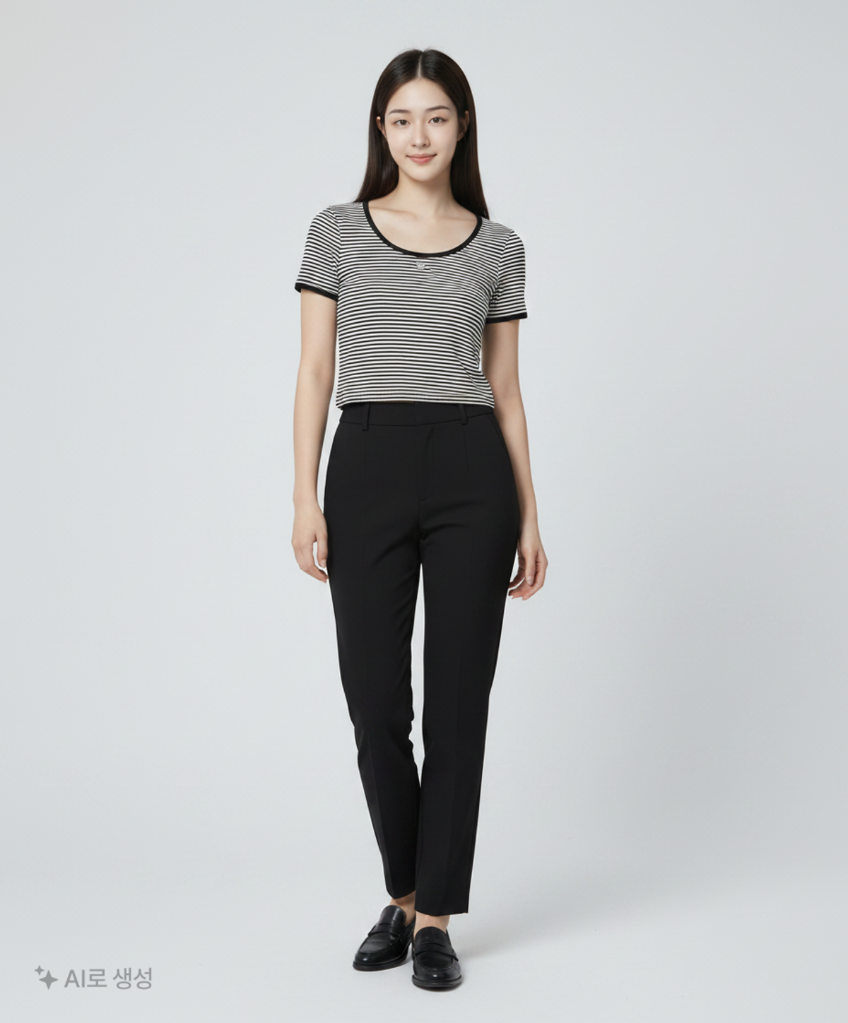 마리떼 프랑소와 저버(MARITHÉ + FRANҪOIS GIRBAUD) W DEEP NECK RINGER TEE navy M