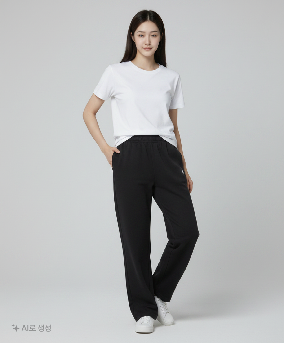 테이크이지(TAKEASY) 우먼스 스몰라쿠 와이드 팬츠(크림) M