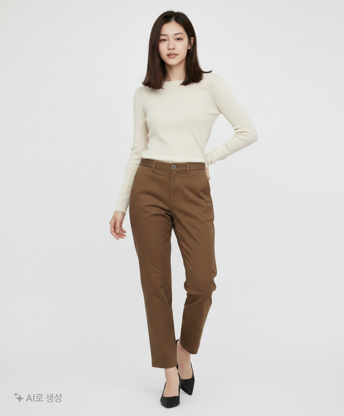 유니클로(UNIQLO) 코튼 팬츠 S