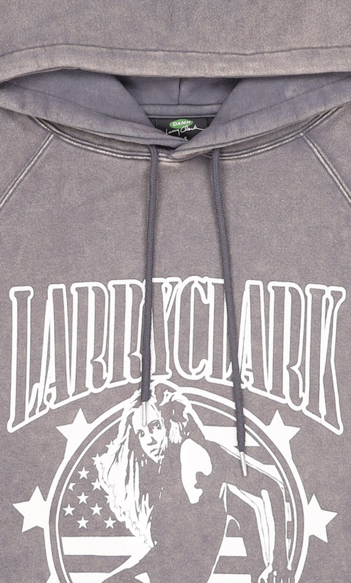 래리클락(LARRY CLARK) [SUPER OVER FIT] ARTWORK VINTAGE VEST CHARCOAL S