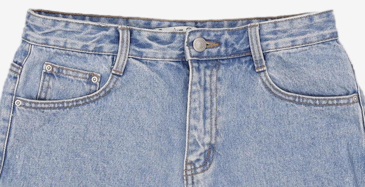 미쏘(MIXXO) 컷팅 숏 데님팬츠 MIWTJ9542J 26