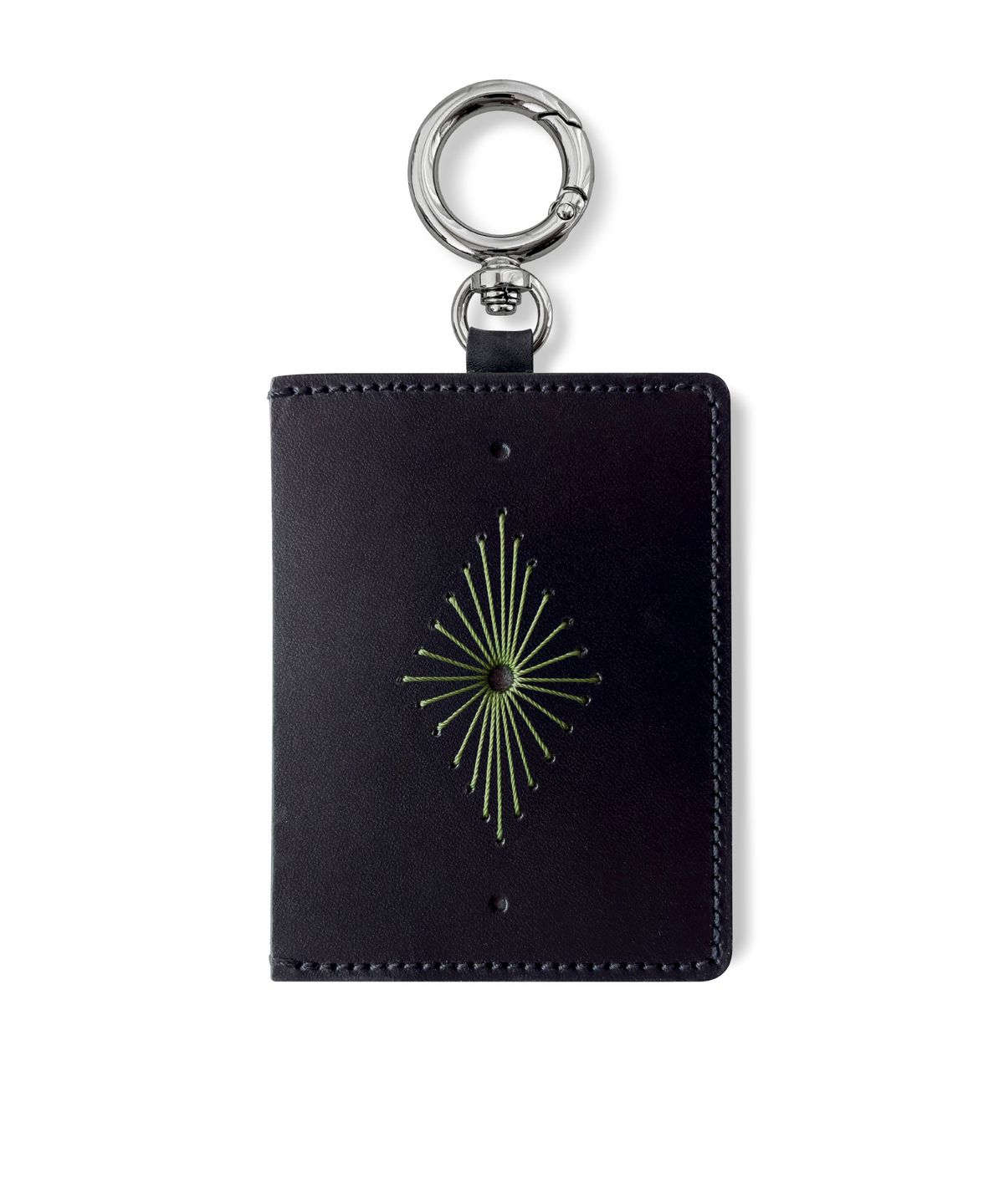 이스트아르고(EASTARGO) SUNBURST CARD WALLET (BLACK_olive green)
