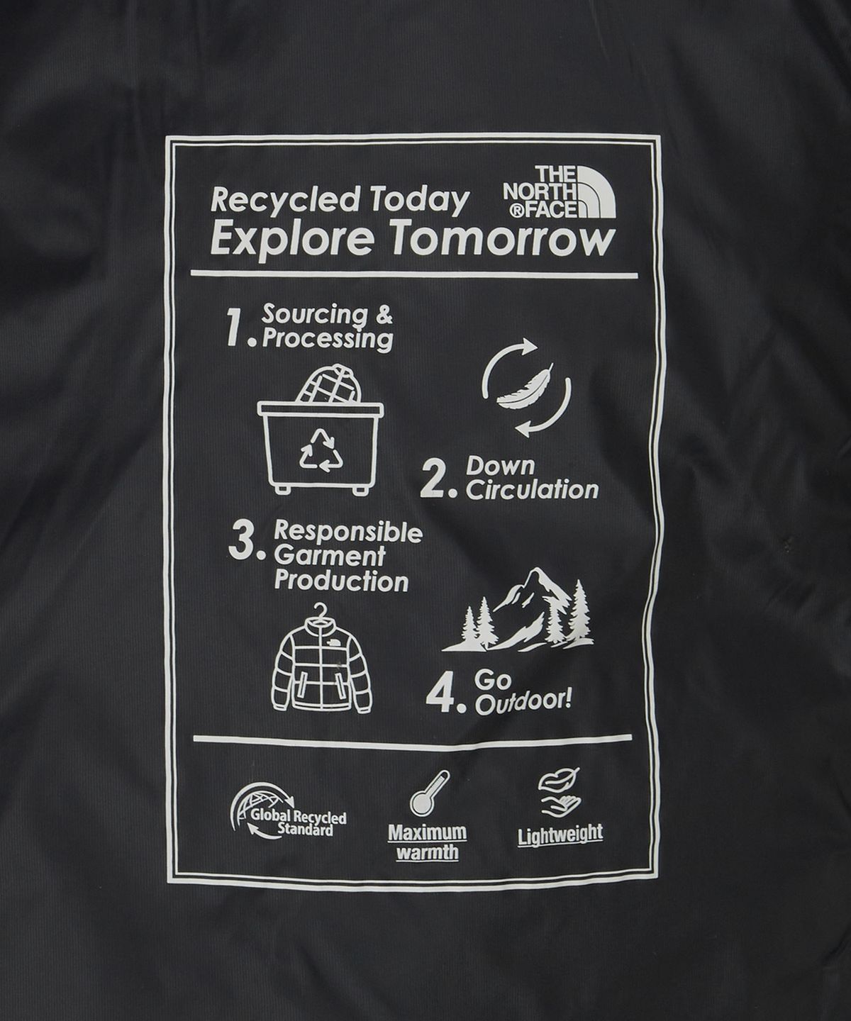 노스페이스(THE NORTH FACE) NJ1DS61A 남성 라이트 팩 다운 자켓 BLACK
