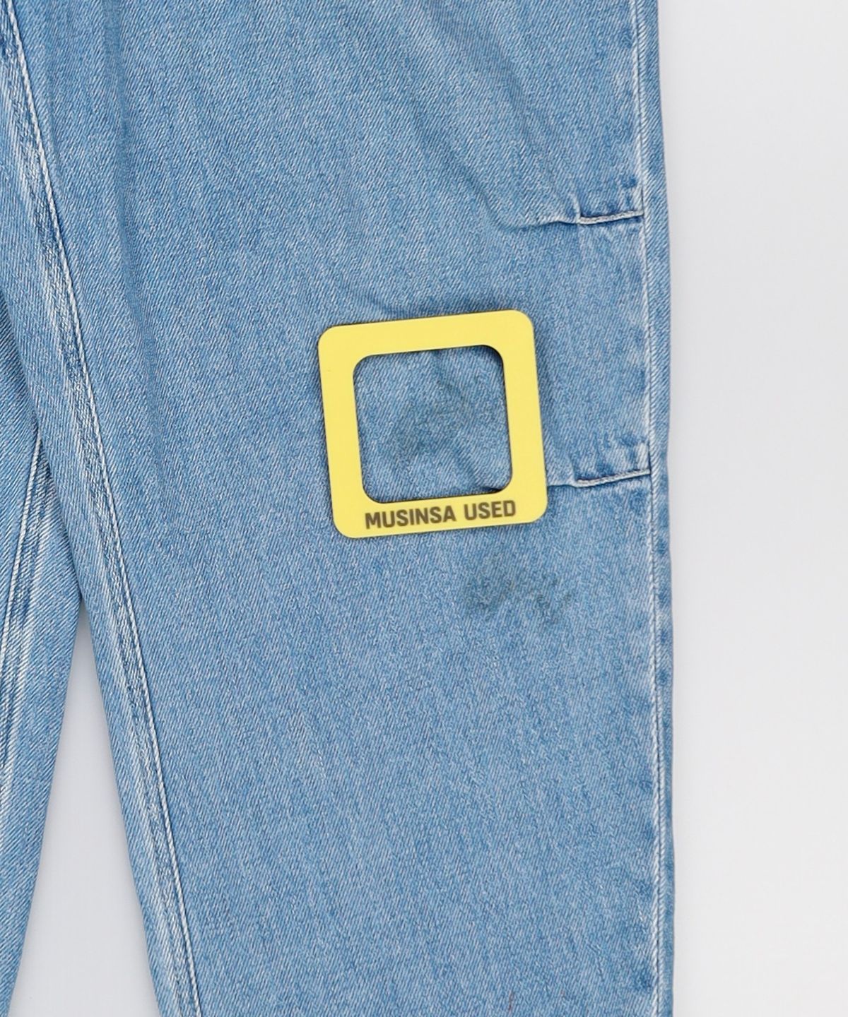 디스이즈네버댓(THISISNEVERTHAT) Belted Denim Pant Light Blue L