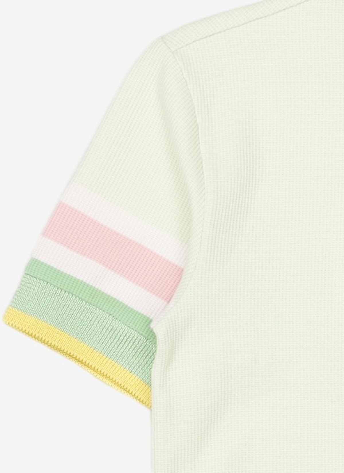 라코스테(LACOSTE) 여성 소매 배색 티셔츠 TF0606-51G FRC 36