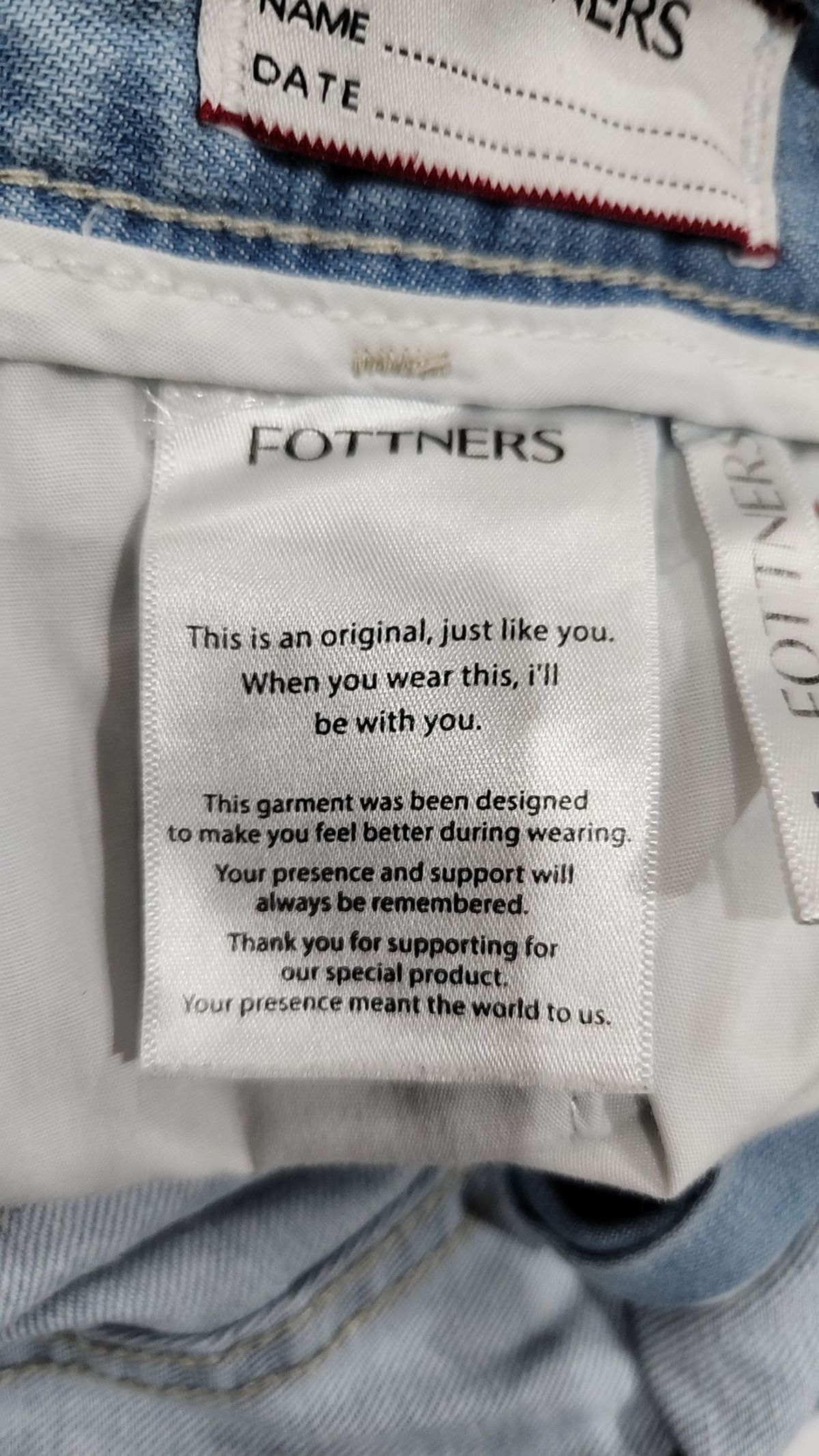 포트너스(FOTTNERS) 청/데님 팬츠 M