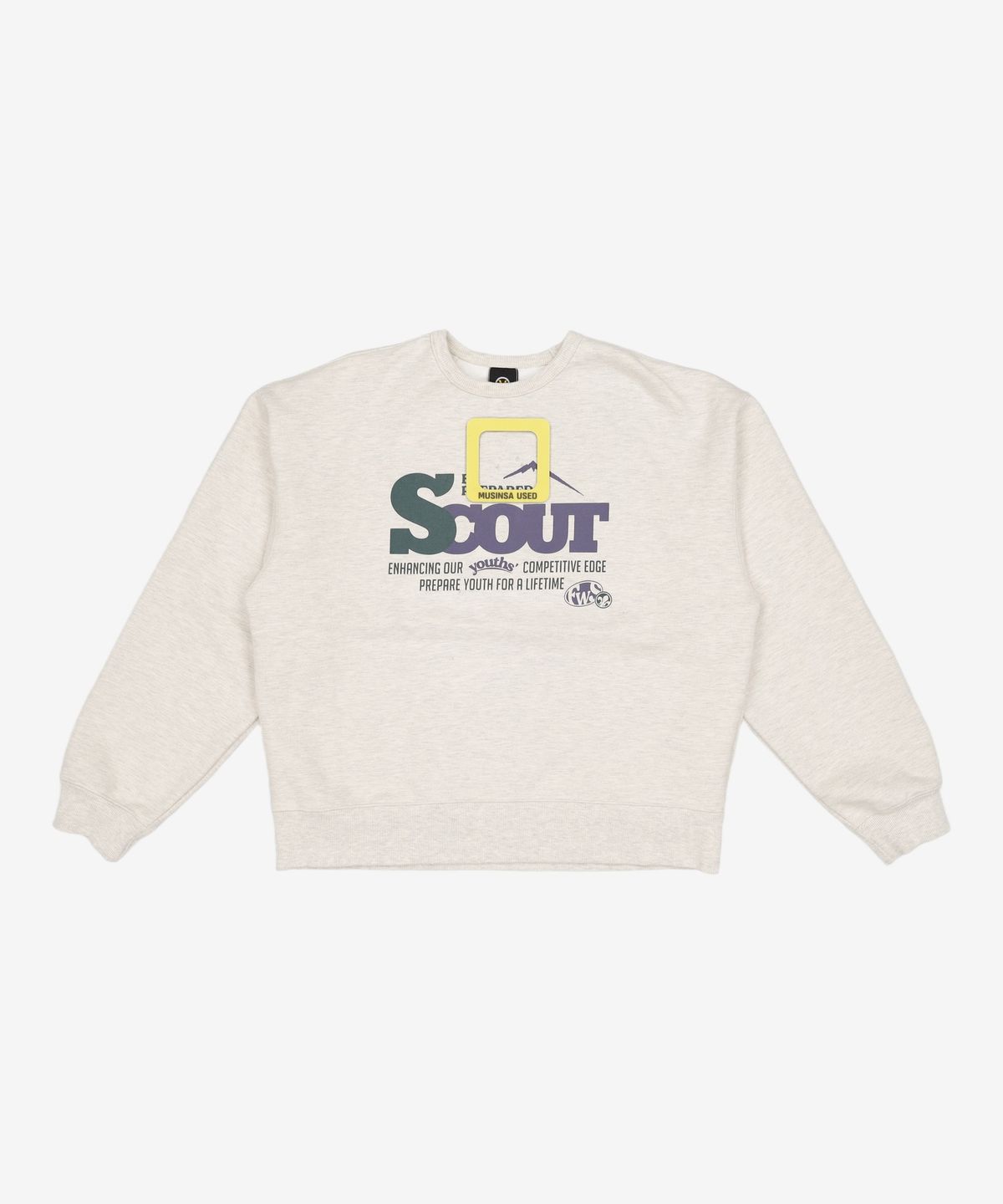 프리즘웍스(FRIZMWORKS) SCOUT SWEATSHIRT _ OATMEAL M