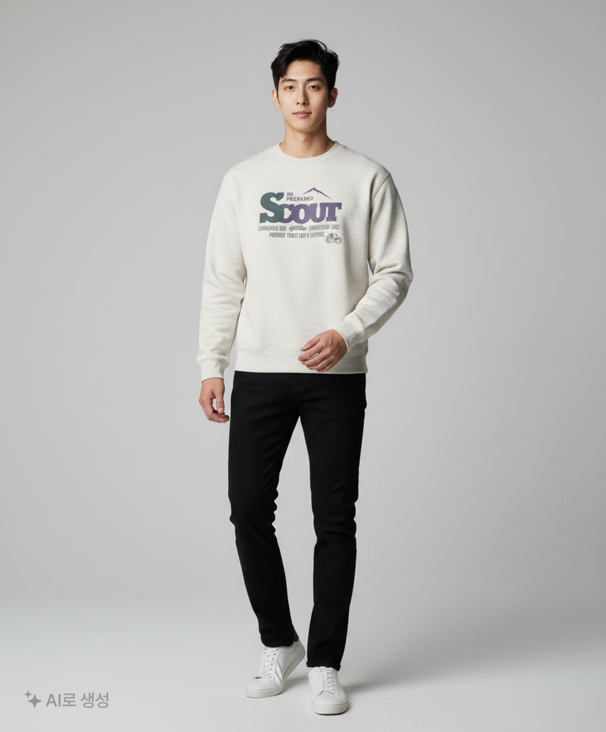 프리즘웍스(FRIZMWORKS) SCOUT SWEATSHIRT _ OATMEAL M