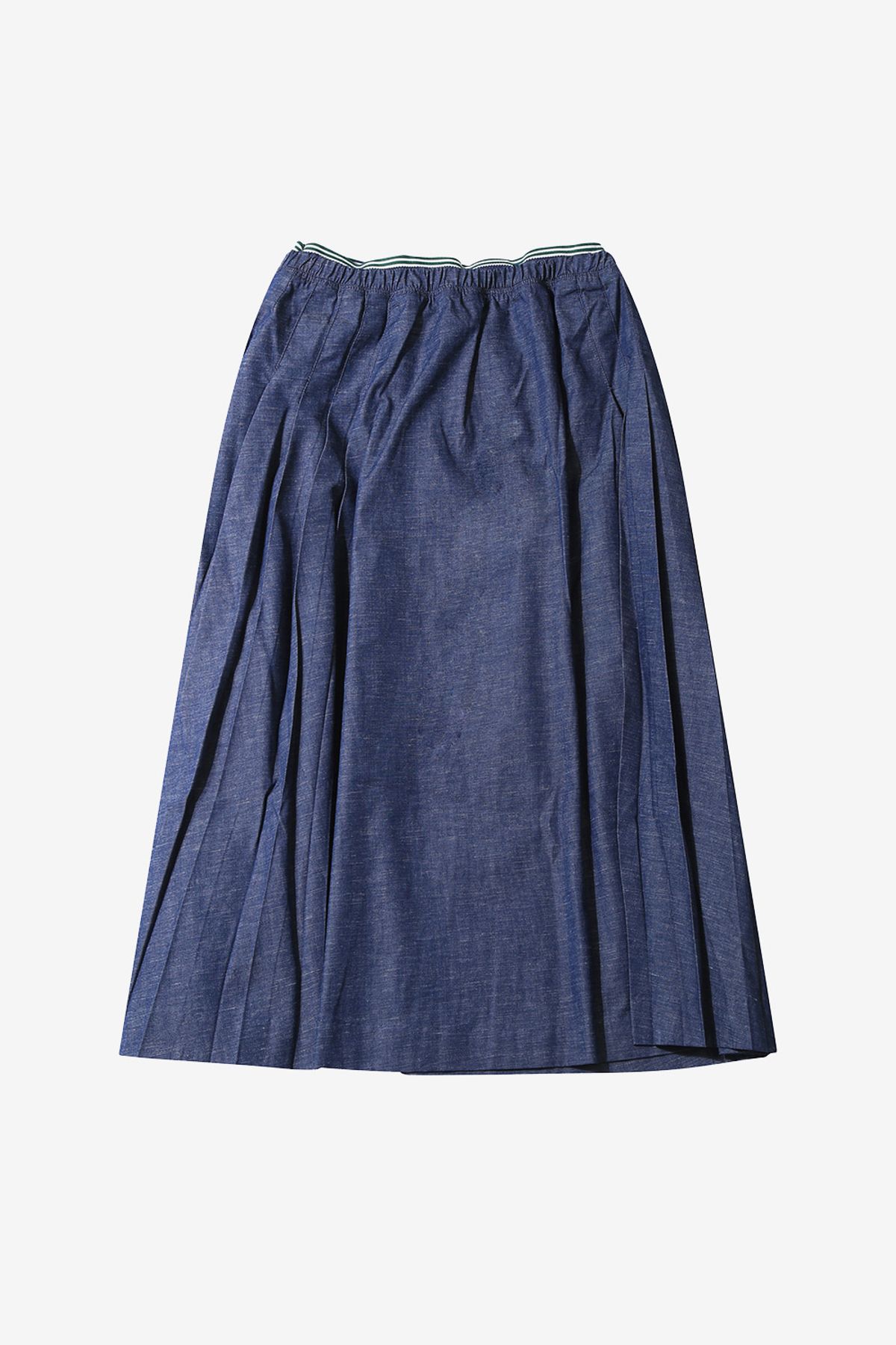 르몽생미셸(LE MONT ST MICHEL) JONCY-PLEATED SKIRT_Blue