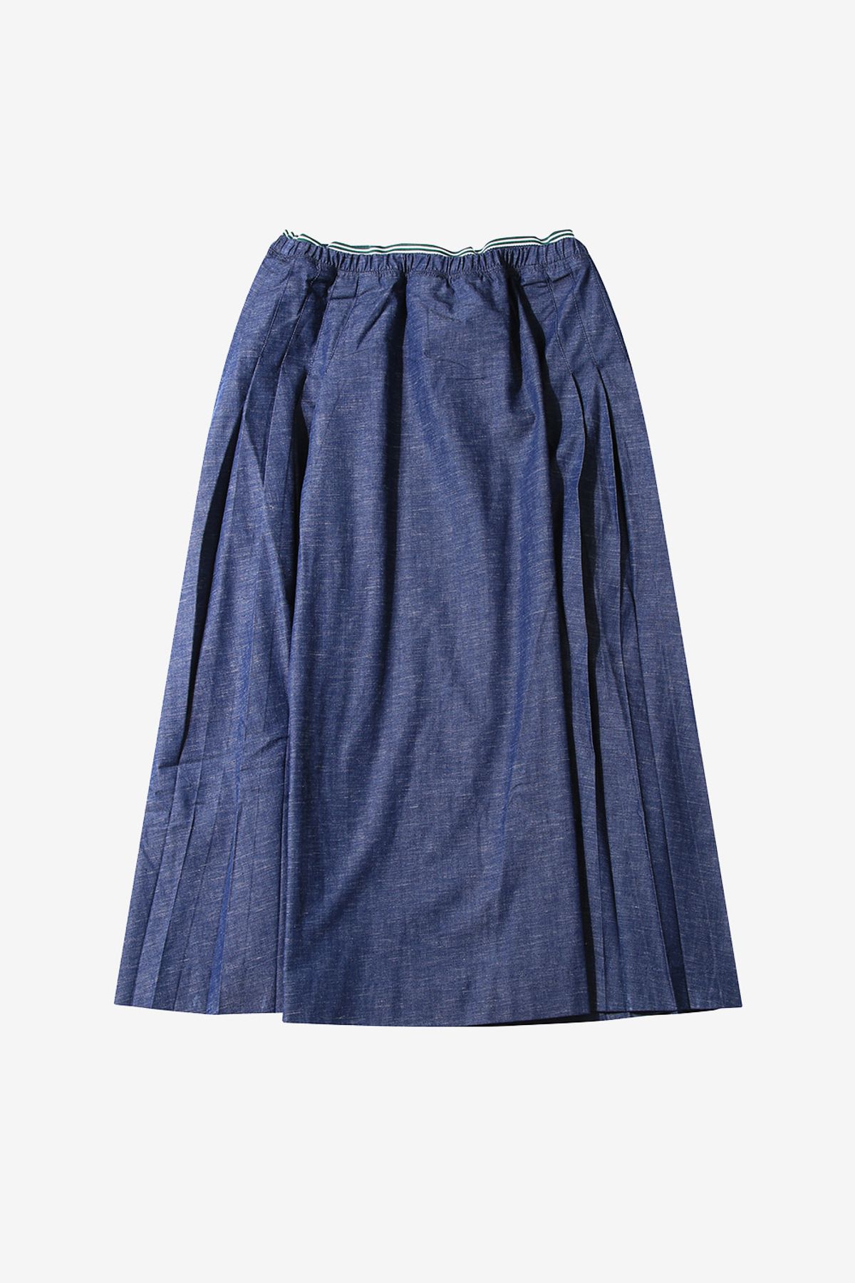 르몽생미셸(LE MONT ST MICHEL) JONCY-PLEATED SKIRT_Blue