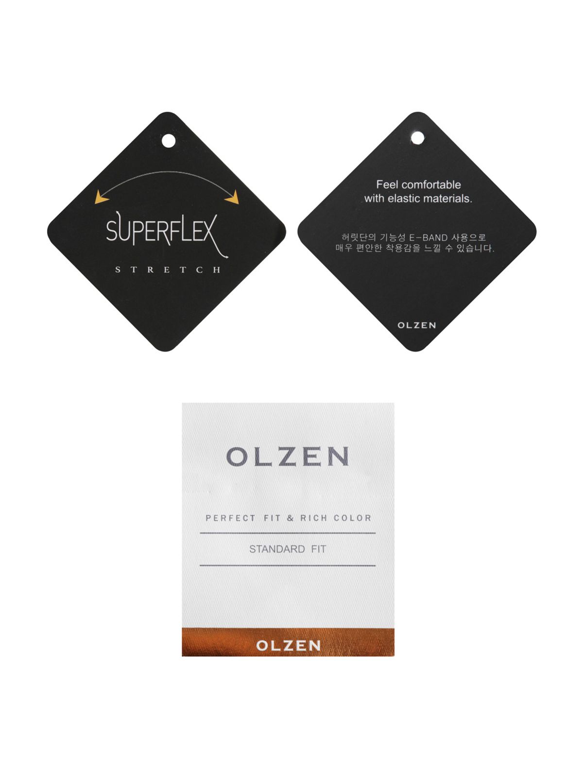 올젠(OLZEN) 남성 프린트 치노 팬츠_ZOG4PP1371BE