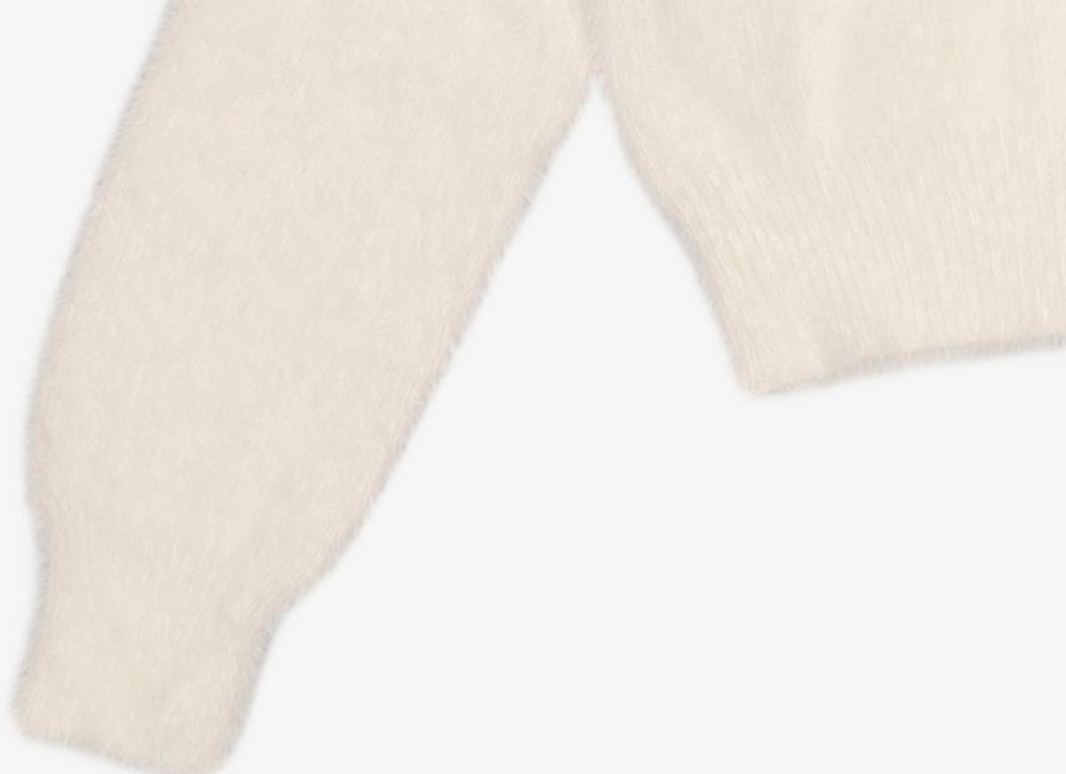 미쏘(MIXXO) 라운드넥 날개사 풀오버 MIWKACV30T S
