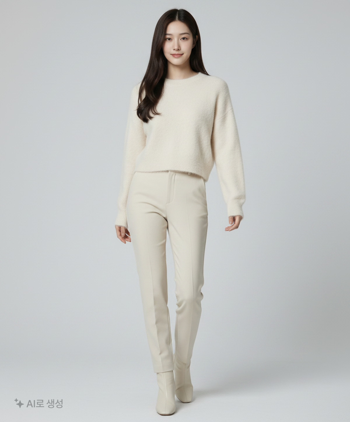미쏘(MIXXO) 라운드넥 날개사 풀오버 MIWKACV30T S