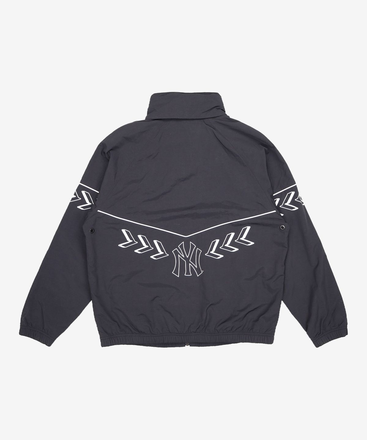 엠엘비(MLB) 씸볼 히든후드 바람막이 NY (Black) 100