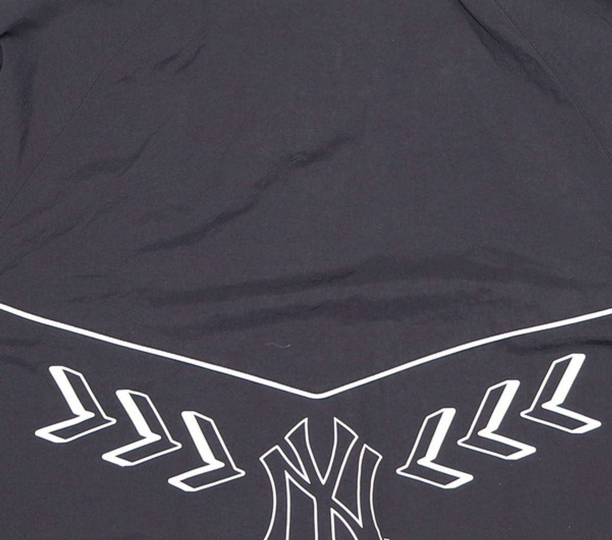 엠엘비(MLB) 씸볼 히든후드 바람막이 NY (Black) 100