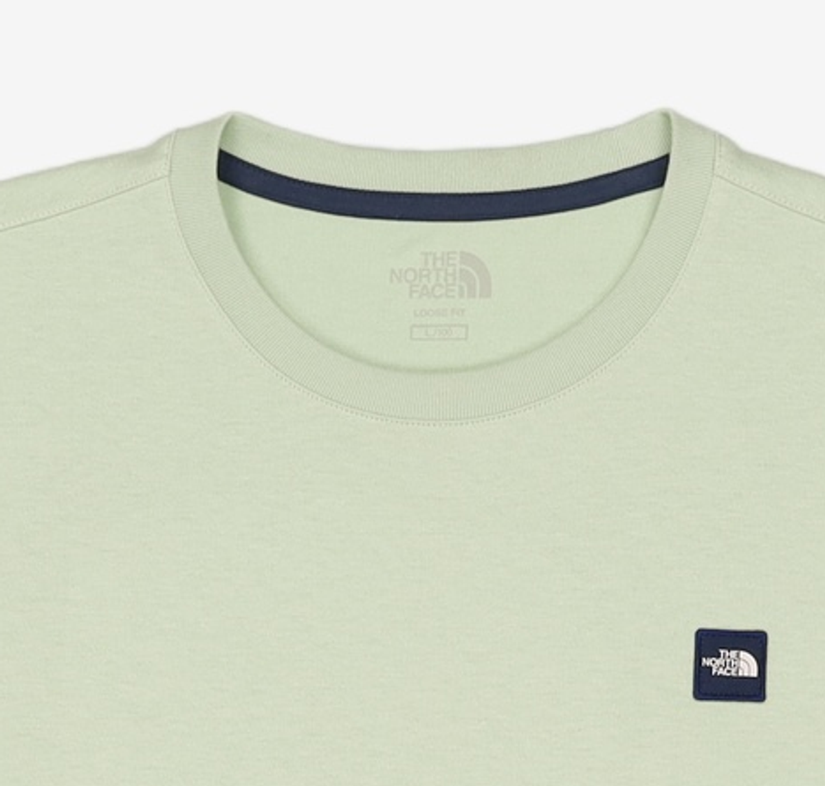 노스페이스(THE NORTH FACE) NT7UP13L 화이트라벨 미니 로고 EX 반팔 라운드 티 100