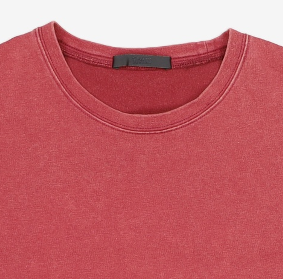 다이브인(DIVEIN) WASHED REGULAR FIT T-SHIRTS (BURGUNDY) 2