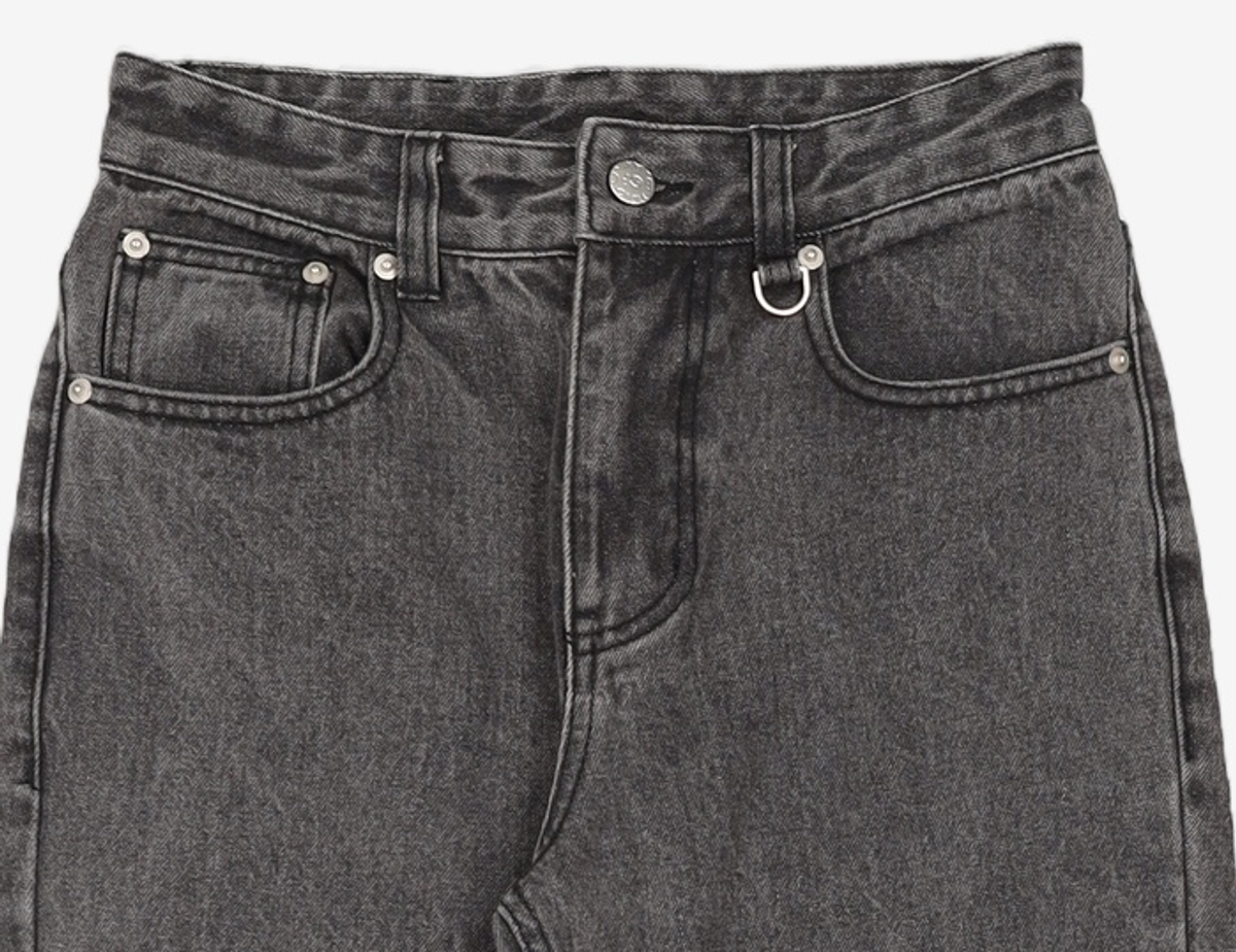 어피스오브케이크(APIECEOFCAKE) Essential Denim Pants_Black S