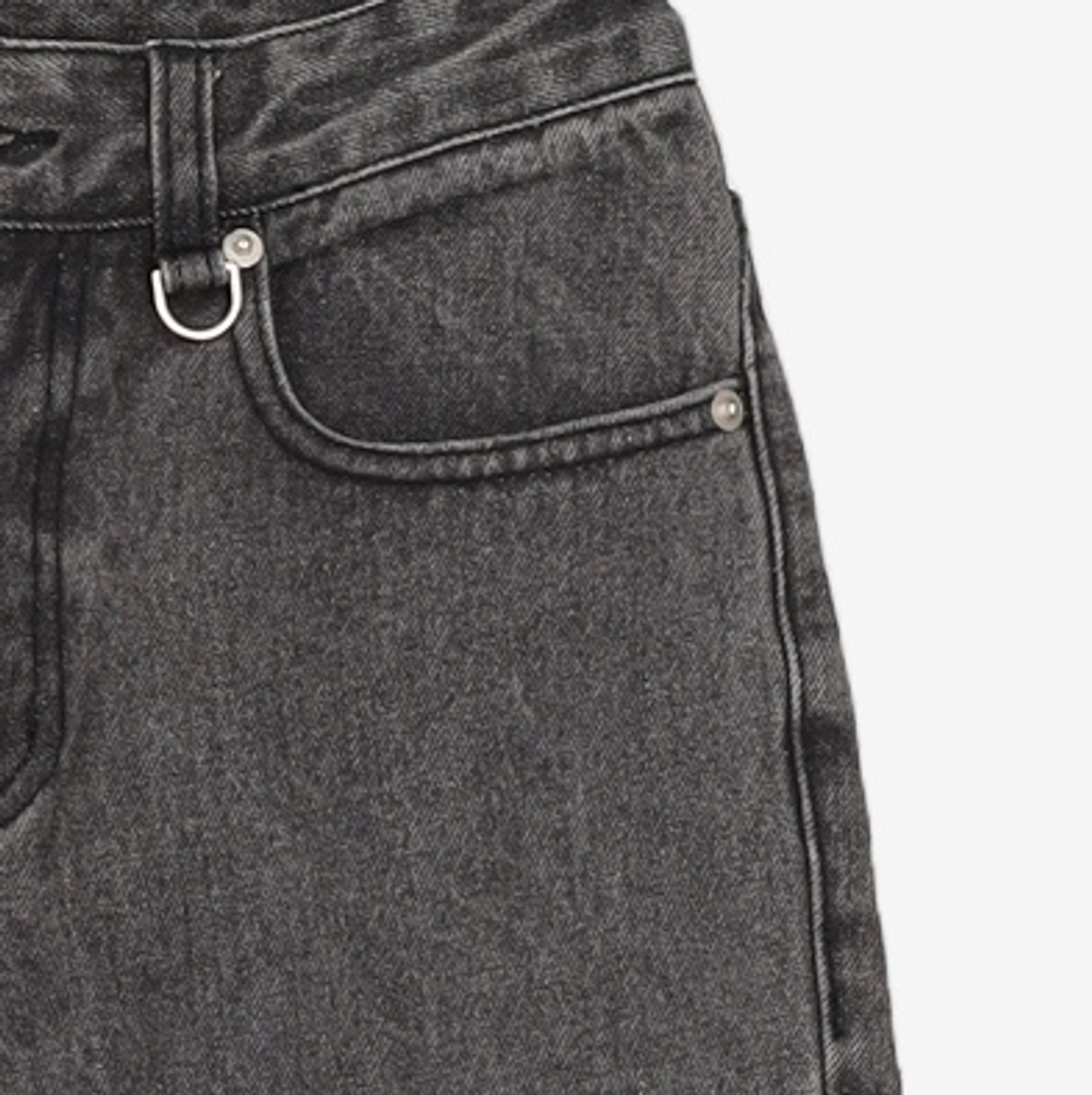 어피스오브케이크(APIECEOFCAKE) Essential Denim Pants_Black S